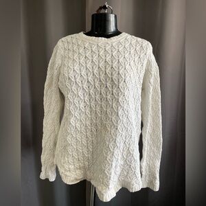 White Jeanne Pierre sweater